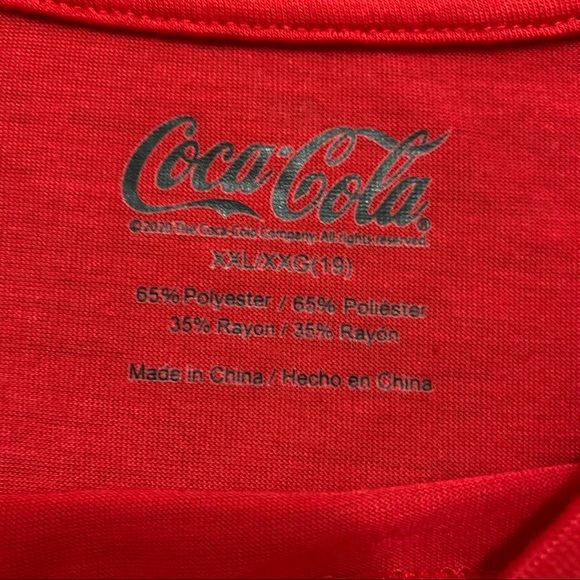 Coca-Cola Women’s Red Always A Star Graphic T-Shirt Size XXL Plus Size Coca-Cola - Picture 14 of 16